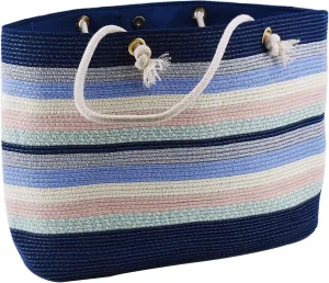utop Large Beach bag for Women Straw Beach Tote Bags Cotton Rope Handles Durable Lightweight with Large Capacity Bags