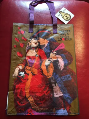 VA Virginia Theme Trader Joe's Shopping Reusable Bag Tote GO GREEN