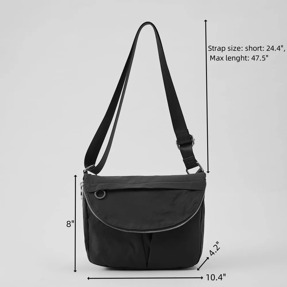 VAKAER Crossbody Purse for Women, 5L Casual Festival Bag With Adjustable Strap Women's Shoulder Handbags for Travel Workout