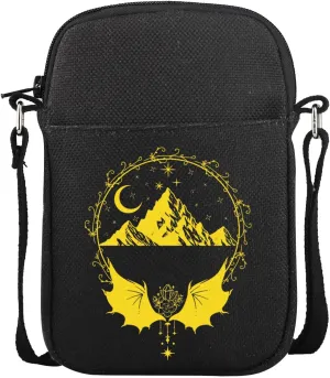 VAMSII A Court of Wings and Ruin Merchandise ACOWAR Inspired Crossbody Bag Literature Friend Gifts Reader Gift