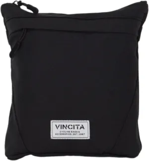 Vincita Invisibility Bagcover for Brompton Folding Bicycle - Lightweight with Integrated Pouch - Ideal for Train and Bus Travel (ALL BLACK)
