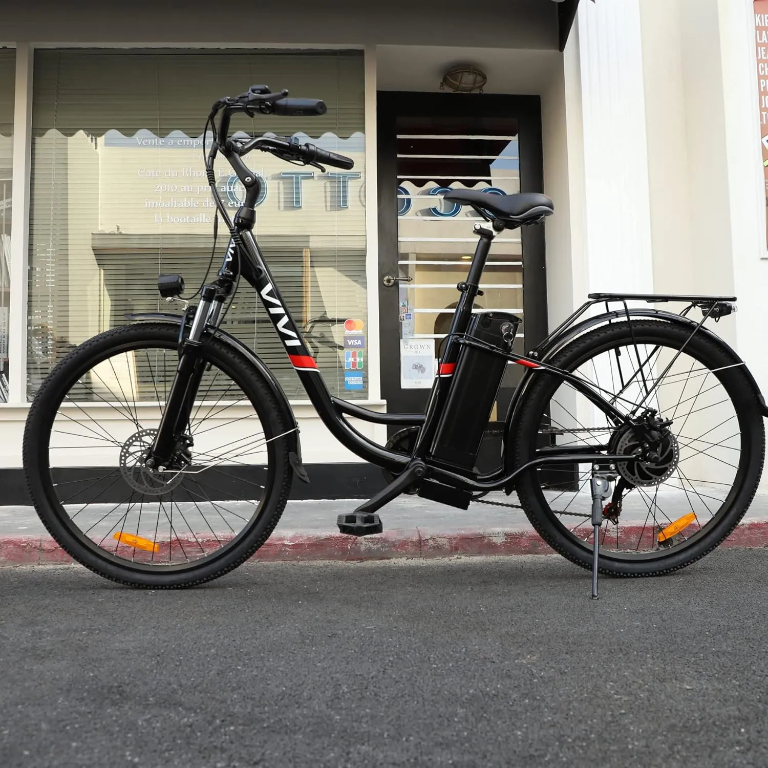 Vivi Electric Bike for Adults 750W Peak Ebike with Removable Battery, 26'' Electric Commuter Bike 22MPH & 50 Miles Adult Electric Bicycles with Cruise Control, LCD Display, UL 2849 Certified