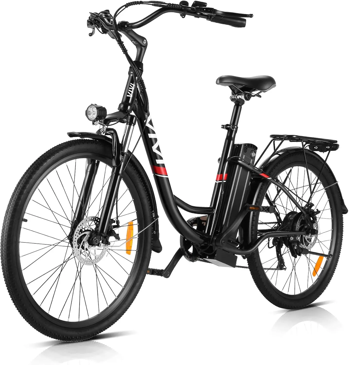 Vivi Electric Bike for Adults 750W Peak Ebike with Removable Battery, 26'' Electric Commuter Bike 22MPH & 50 Miles Adult Electric Bicycles with Cruise Control, LCD Display, UL 2849 Certified