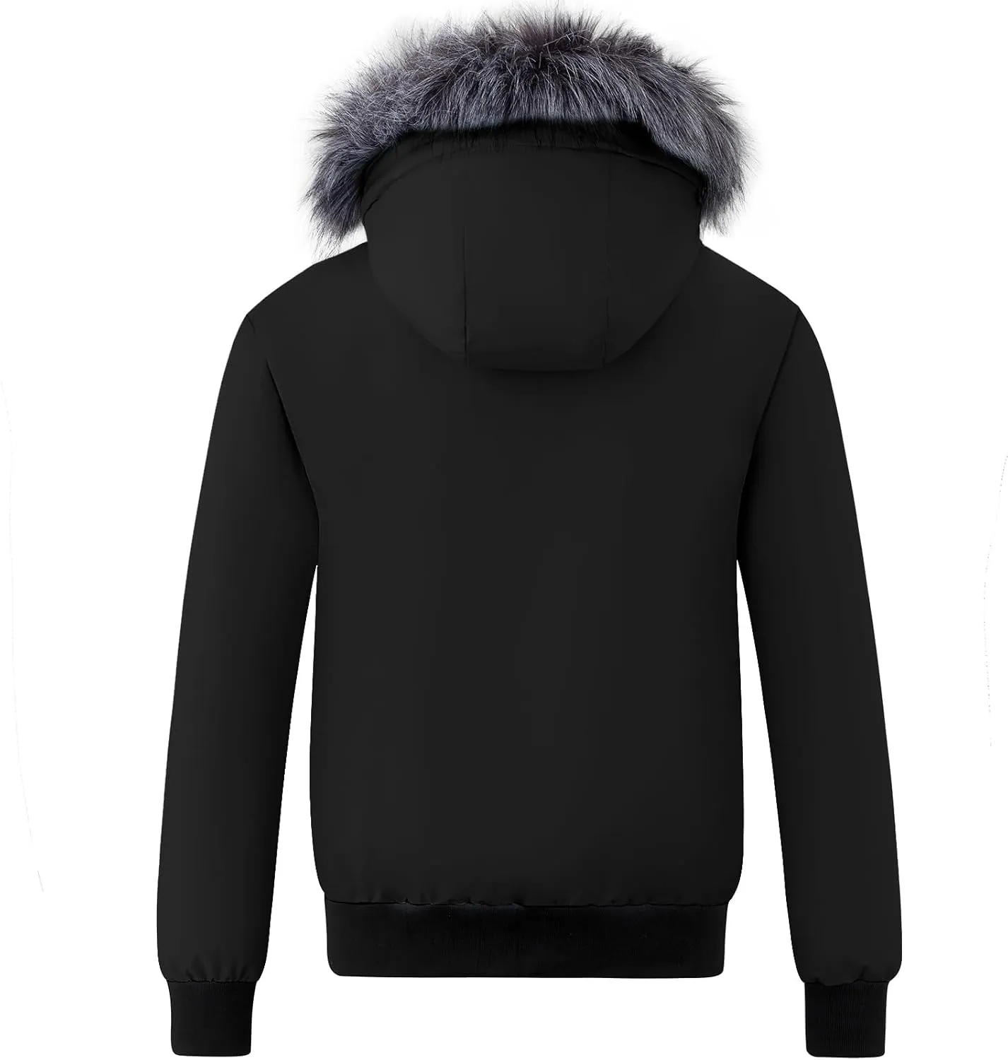wantdo Women's Thicken Hooded Winter Coat Puffer Jacket Short Warm Parka with Hood