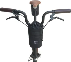 Water Resistant Stem Bag for Brompton and Birdy in Black