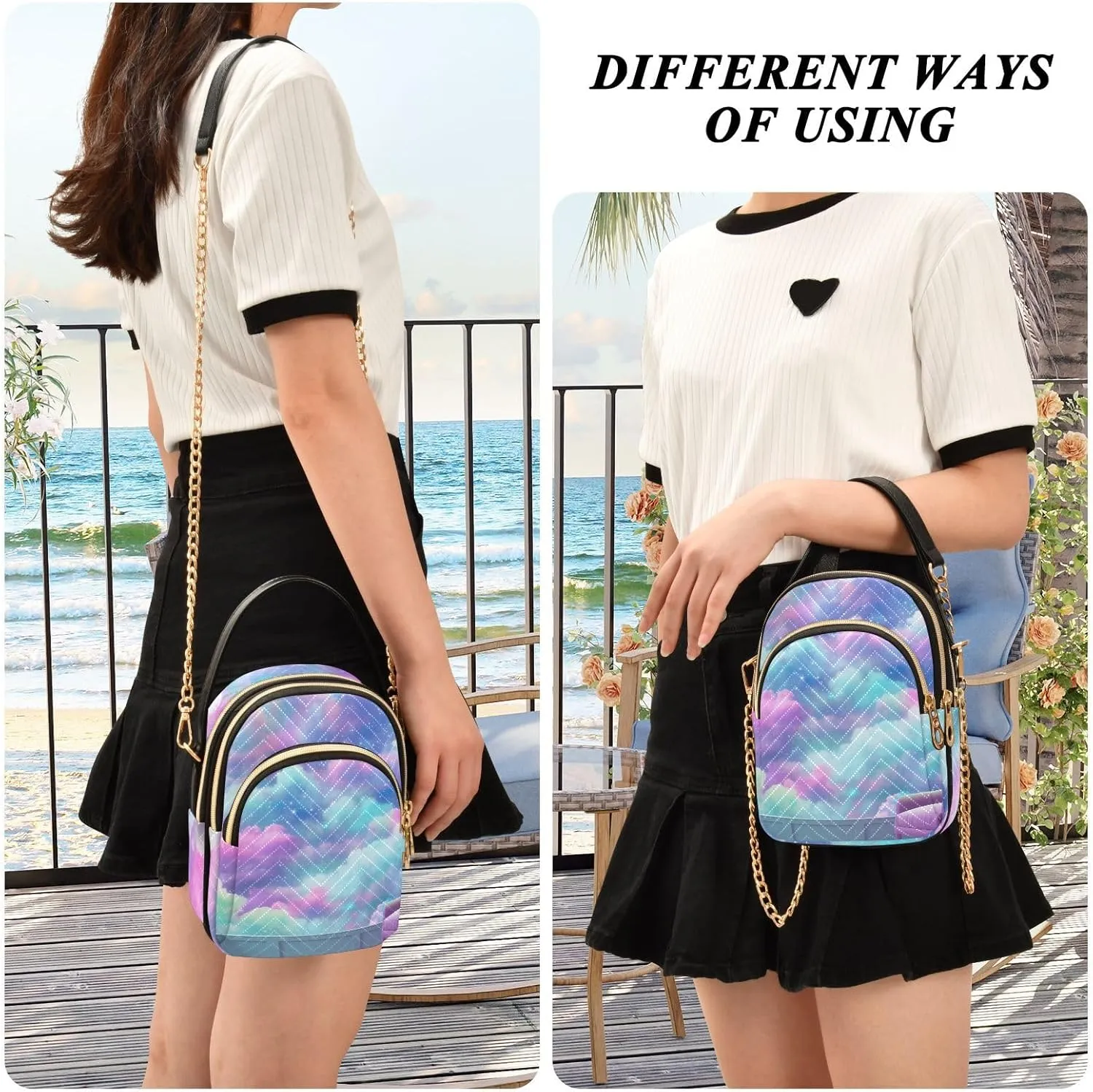 Watercolor Painting Red Tomatoes Women's Crossbody, Purse with Removable Strap Crossbody Bags for Women