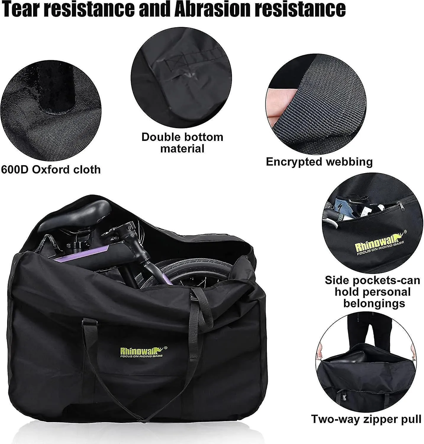 Waterproof Bike Cover Storage Bag Tarp for Mountain Bike Protection