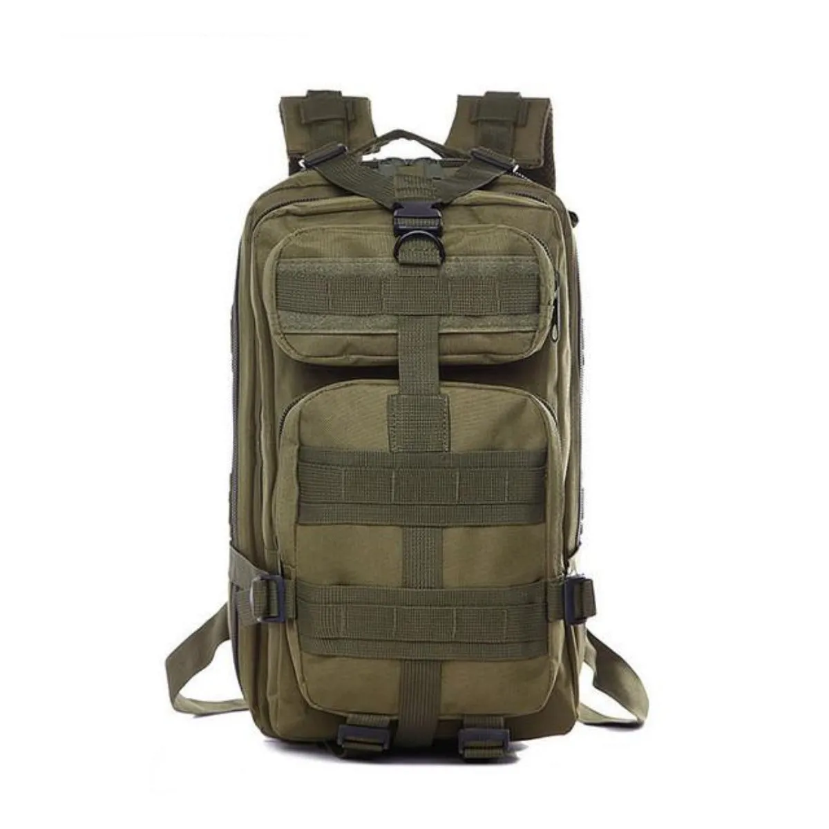 Waterproof Outdoor Backpack for Hiking and Camping with Military-Inspired Design