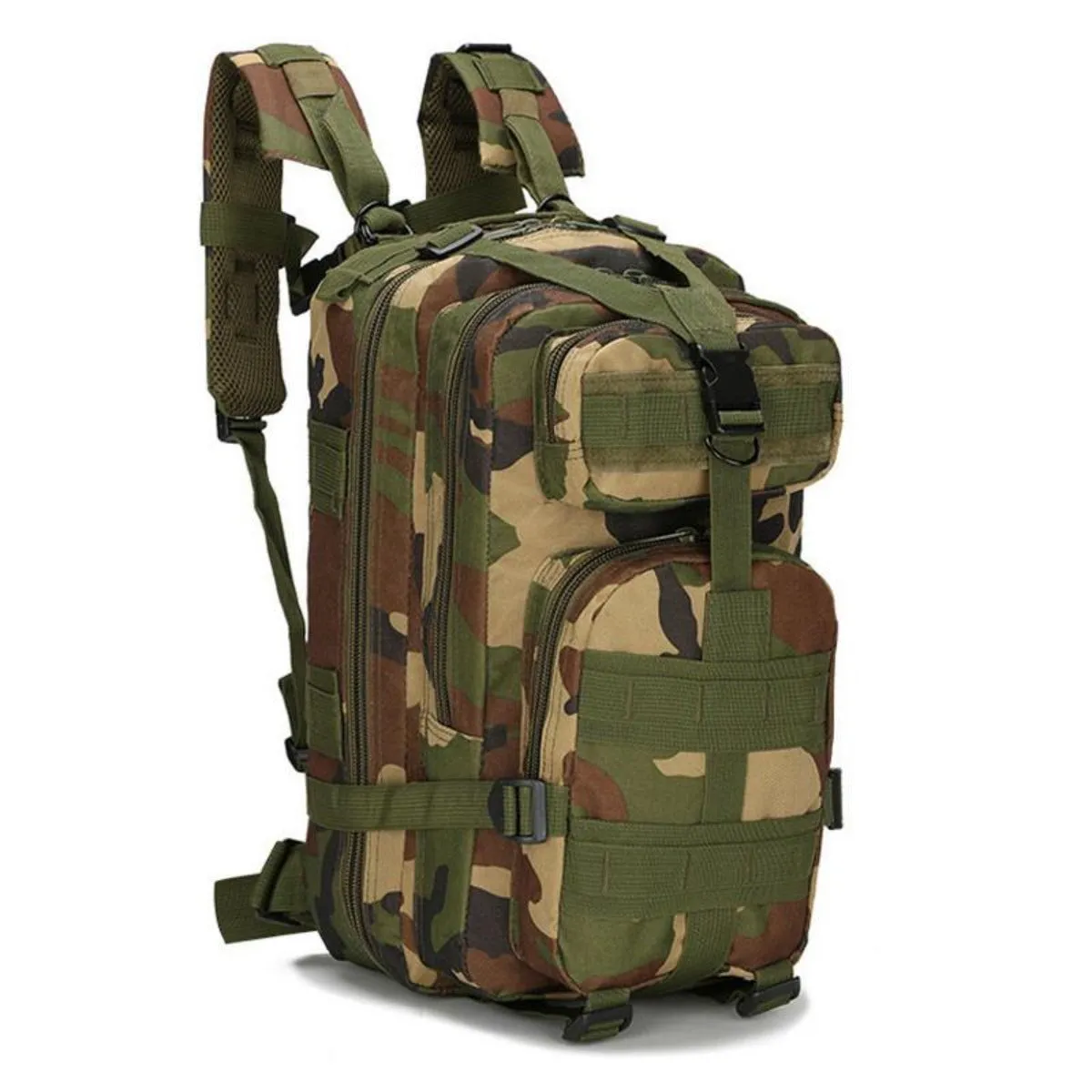 Waterproof Outdoor Backpack for Hiking and Camping with Military-Inspired Design