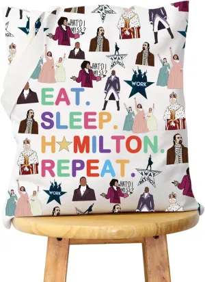 WCGXKO Musical Lover Gift Musical Character Zipper Pouch Makeup Bag (SLEEP HATote)