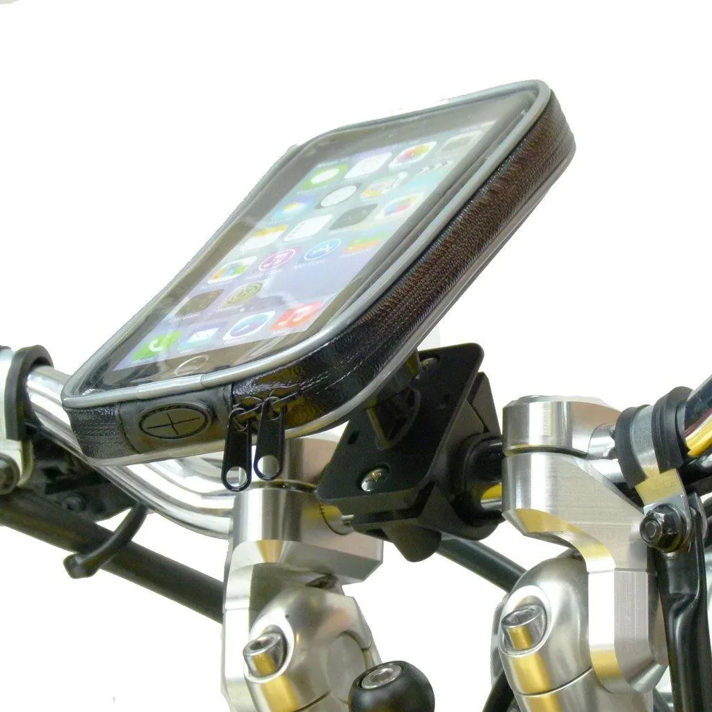 Weather Resistant Motorcycle Handlebar Mount for iPhone 13 PRO MAX (sku 58838)