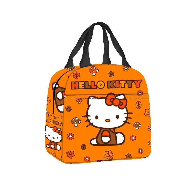 Wholesale Portable lunch bag cute cartoon lunch bag insulated lunch box bag with rice bag