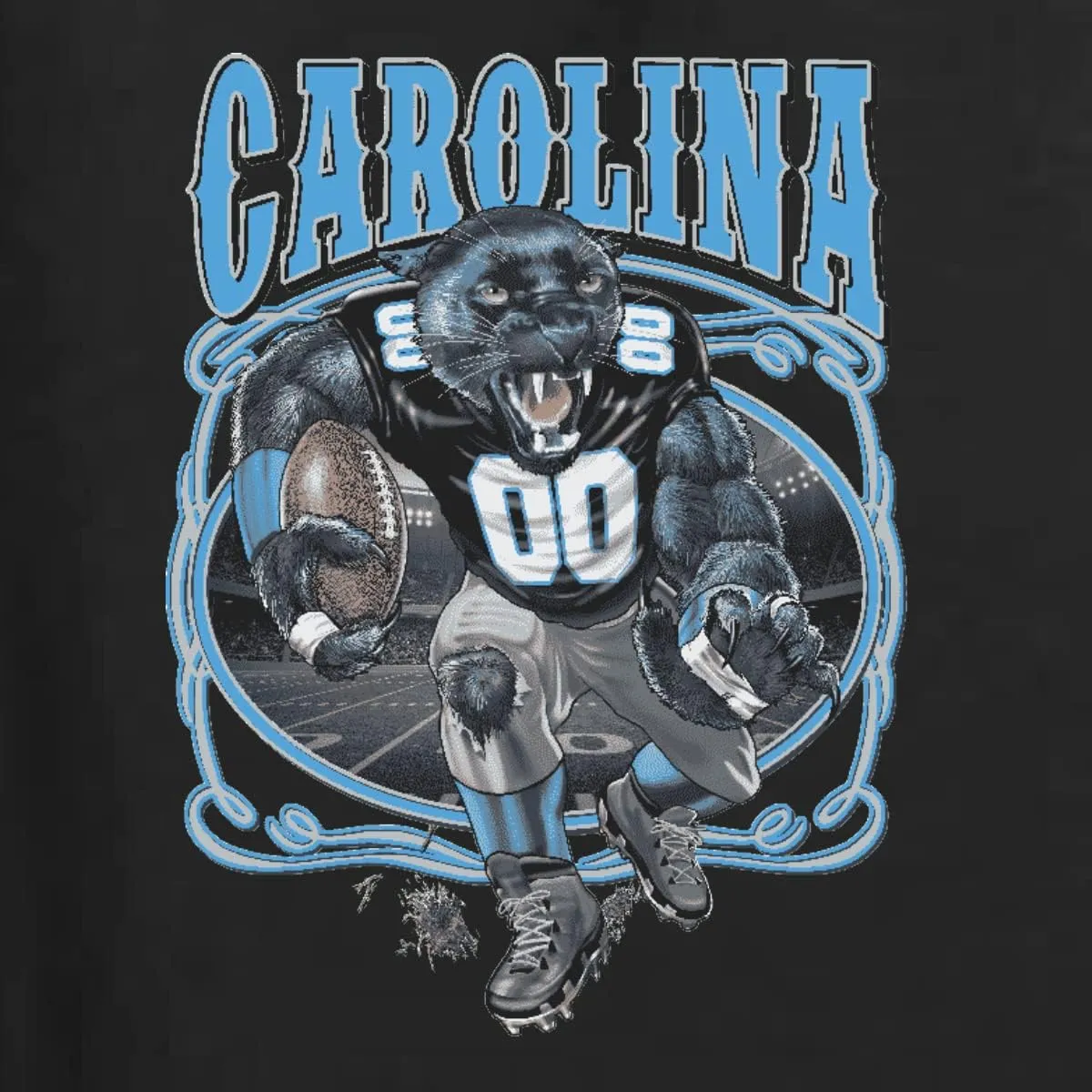 Wild Bobby Carolina Fan | CAR Fantasy Football Sports Unisex Crewneck Sweatshirt
