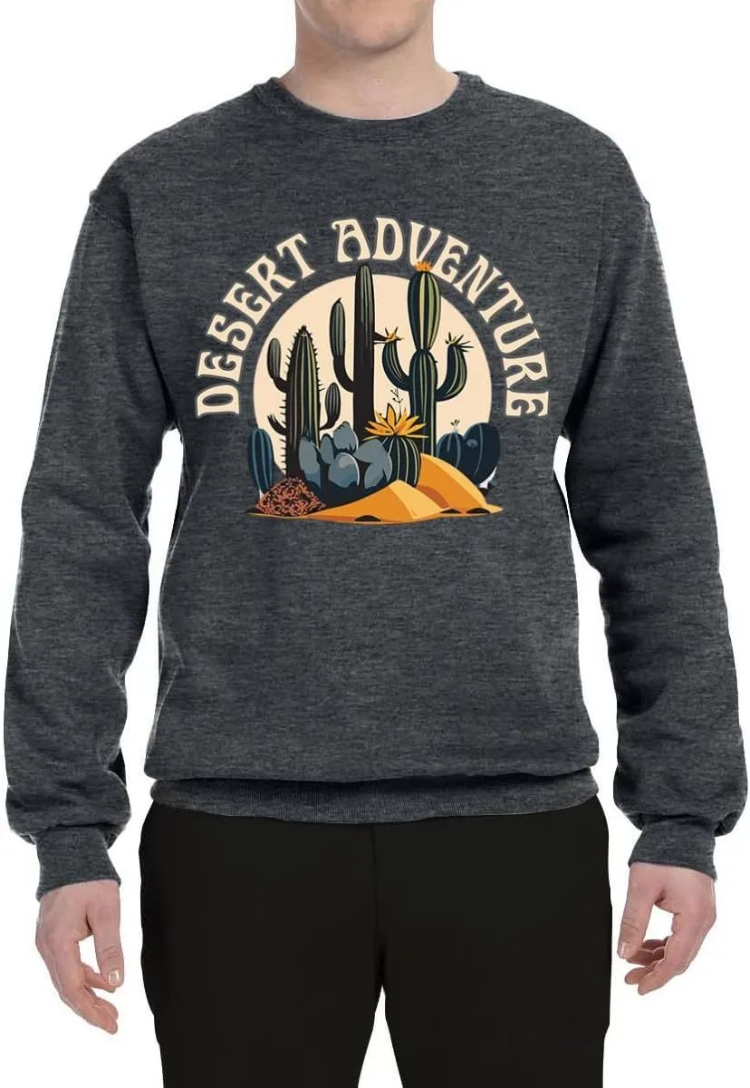 Wild Bobby Desert Appreciation Warm Weather Lover Nature Lover Unisex Crewneck Sweatshirt