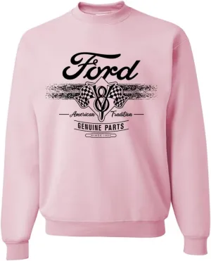 Wild Bobby Ford Motor Co Genuine Parts American Tradition Logo Cars and Trucks Crewneck Sweatshirt