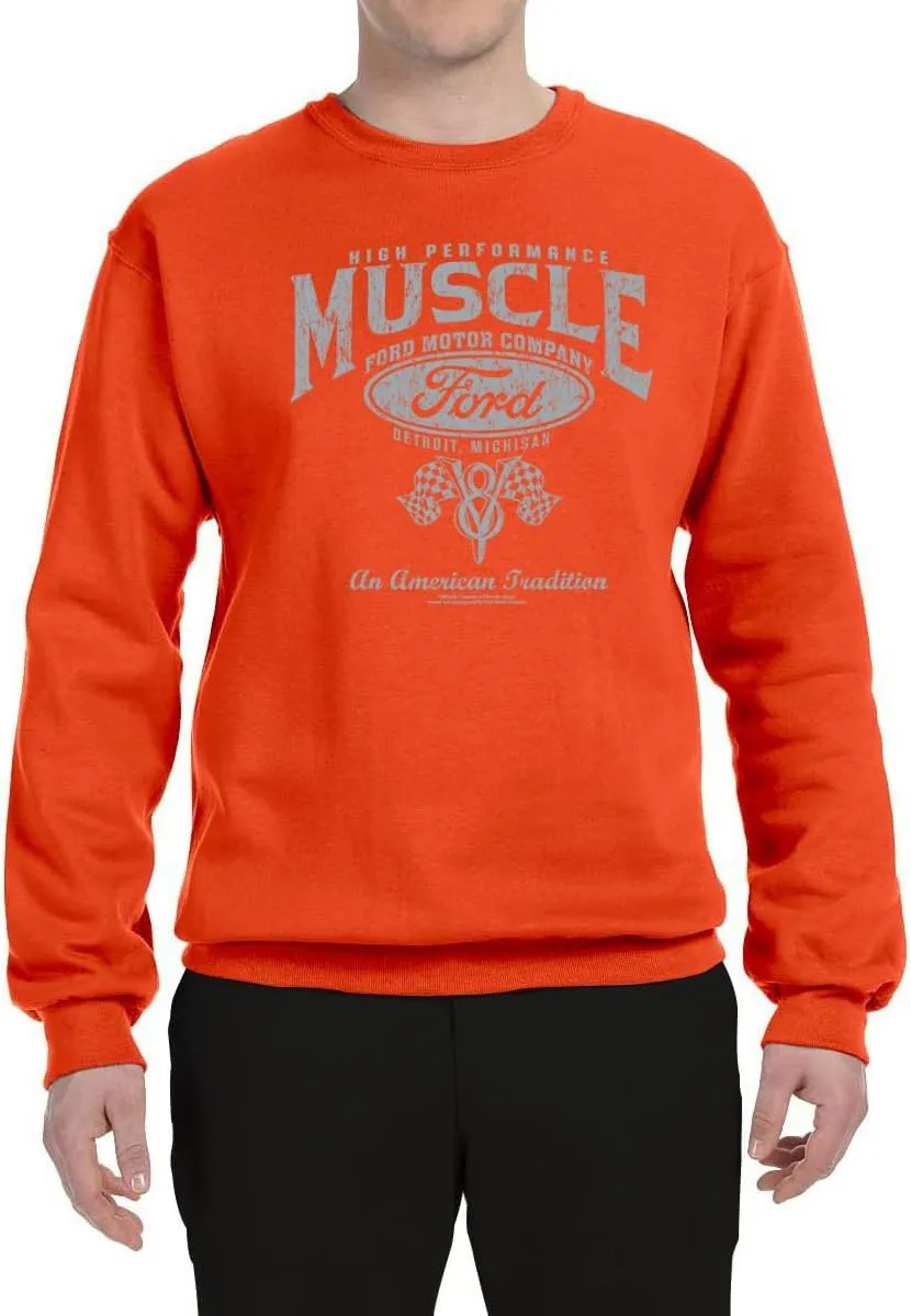 Wild Bobby Ford Motor Co Muscle, Detroit Michigan American High Performance Cars and Trucks Sweatshirt