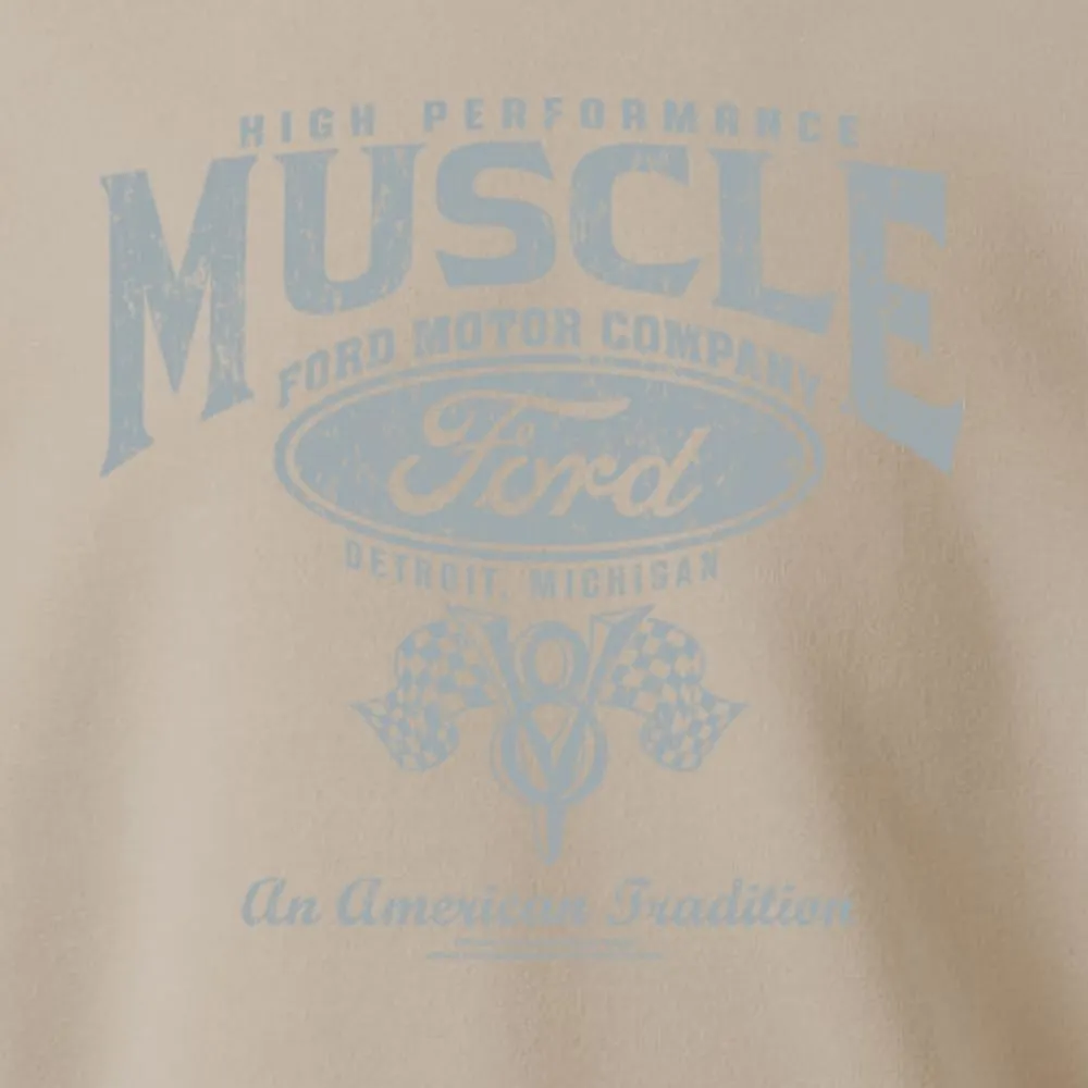 Wild Bobby Ford Motor Co Muscle, Detroit Michigan American High Performance Cars and Trucks Sweatshirt