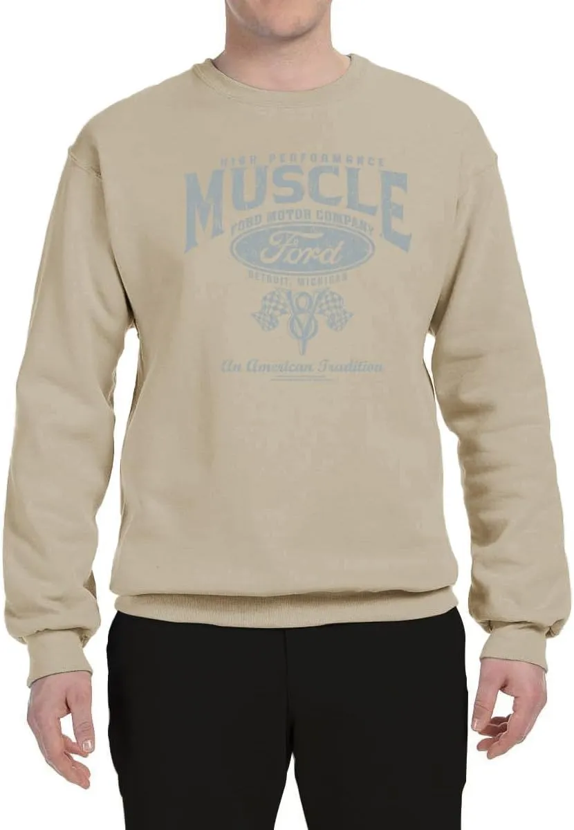 Wild Bobby Ford Motor Co Muscle, Detroit Michigan American High Performance Cars and Trucks Sweatshirt