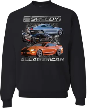 Wild Bobby Ford Shelby GT Vintage Car Graphics Cars and Trucks Unisex Crewneck Sweatshirt