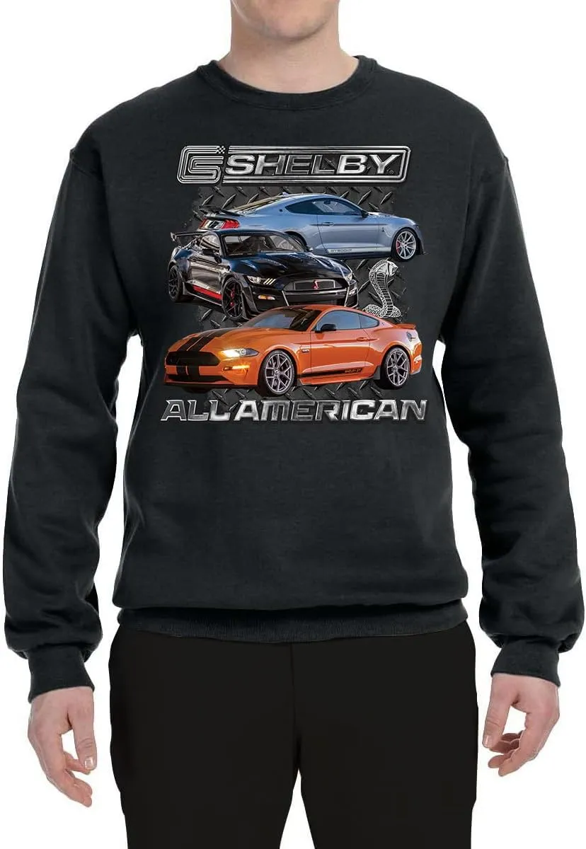Wild Bobby Ford Shelby GT Vintage Car Graphics Cars and Trucks Unisex Crewneck Sweatshirt