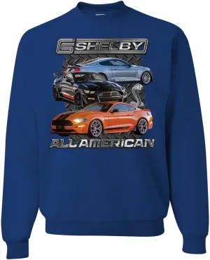 Wild Bobby Ford Shelby GT Vintage Car Graphics Cars and Trucks Unisex Crewneck Sweatshirt