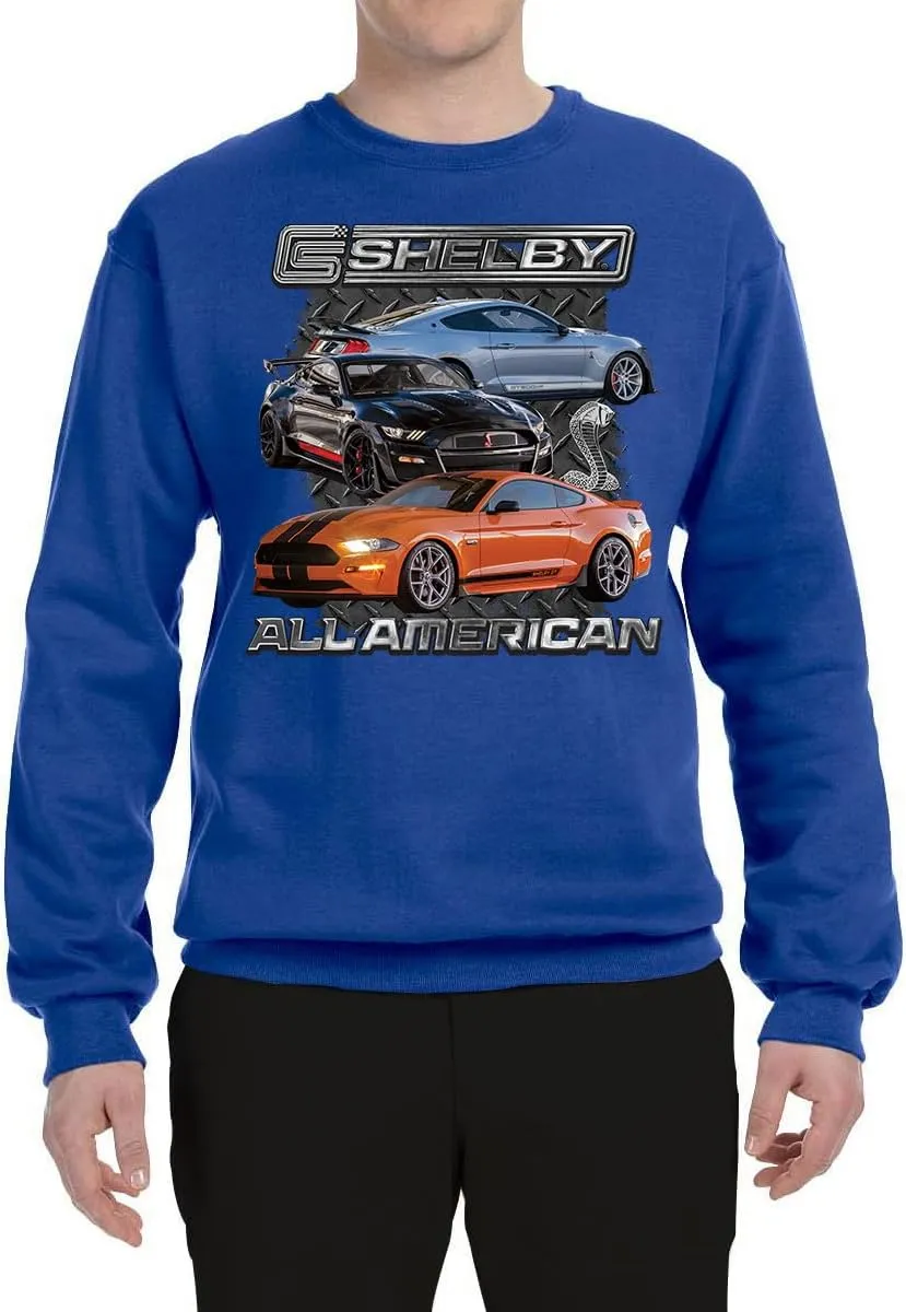 Wild Bobby Ford Shelby GT Vintage Car Graphics Cars and Trucks Unisex Crewneck Sweatshirt