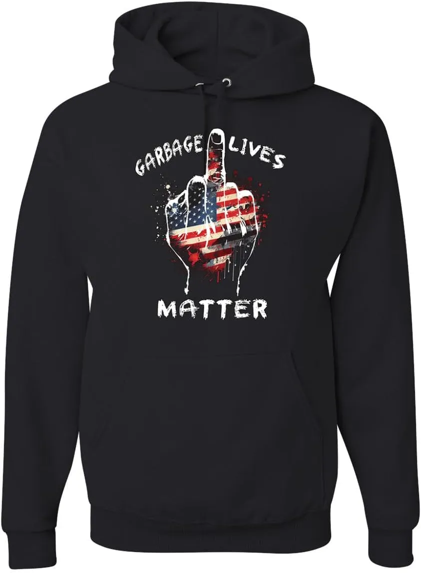 Wild Bobby Garbage Lives Matter Funny MAGA Middle Finger Trump 2024 Political Sweatshirt