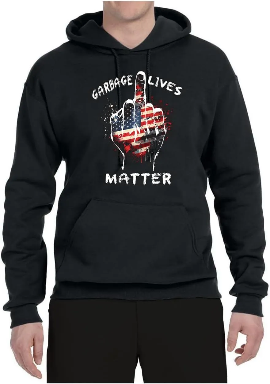 Wild Bobby Garbage Lives Matter Funny MAGA Middle Finger Trump 2024 Political Sweatshirt