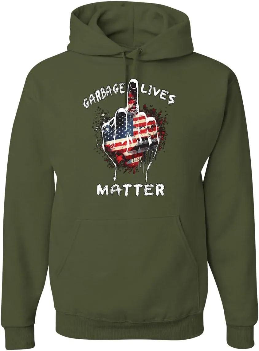 Wild Bobby Garbage Lives Matter Funny MAGA Middle Finger Trump 2024 Political Sweatshirt