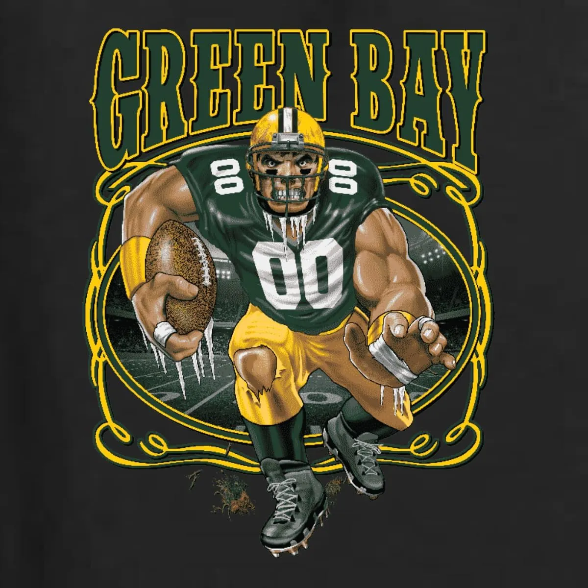 Wild Bobby Green Bay Fan | GB Fantasy Football Sports Unisex Crewneck Sweatshirt