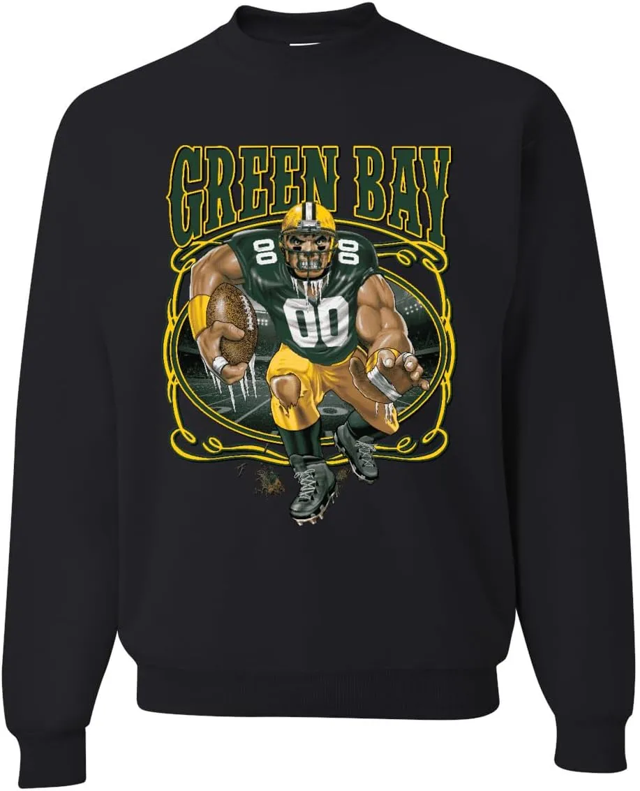 Wild Bobby Green Bay Fan | GB Fantasy Football Sports Unisex Crewneck Sweatshirt
