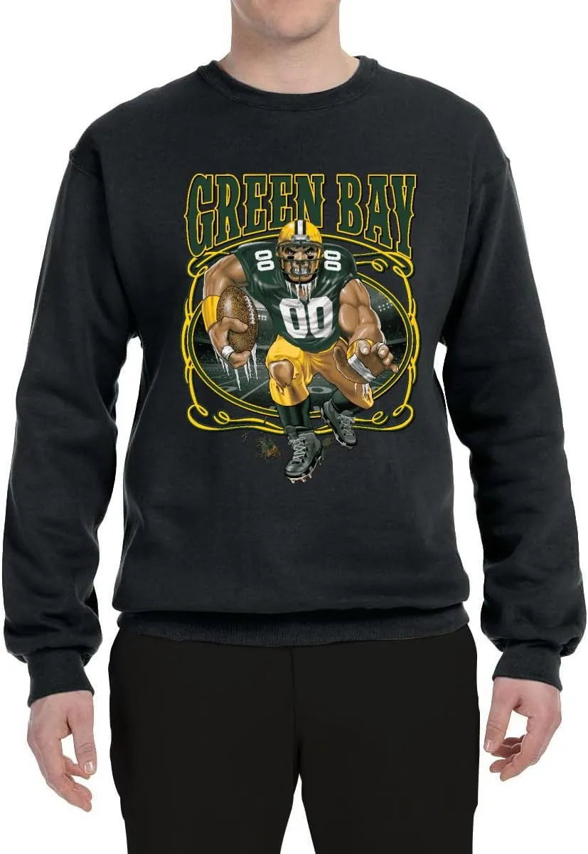 Wild Bobby Green Bay Fan | GB Fantasy Football Sports Unisex Crewneck Sweatshirt