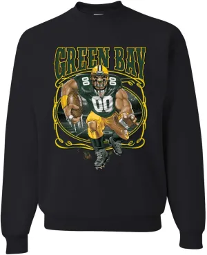 Wild Bobby Green Bay Fan | GB Fantasy Football Sports Unisex Crewneck Sweatshirt