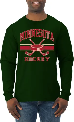 Wild Bobby Hometown Fan Team Pride | Fantasy Hockey Fans Sports Mens Long Sleeve Shirt