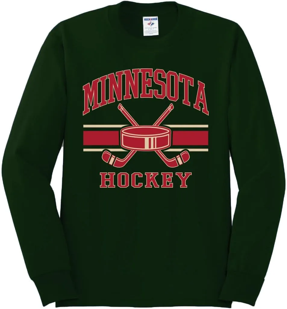 Wild Bobby Hometown Fan Team Pride | Fantasy Hockey Fans Sports Mens Long Sleeve Shirt