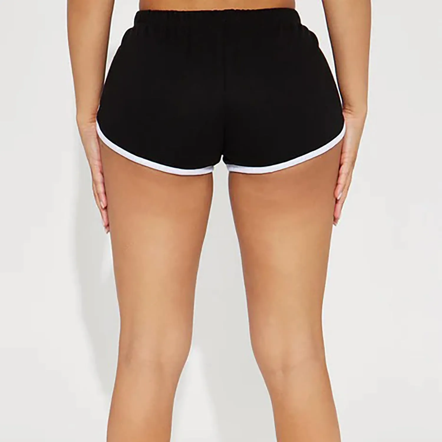 Wild Bobby Sexy Naughty Slutty Christmas Women's Spandex Cotton Booty Shorts