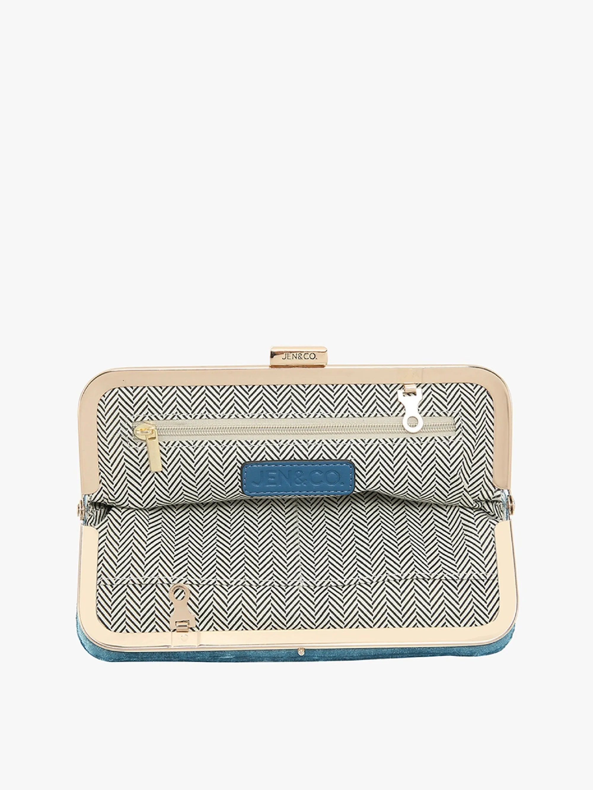 WL2339V Sue Velvet Wallet Pouch Crossbody
