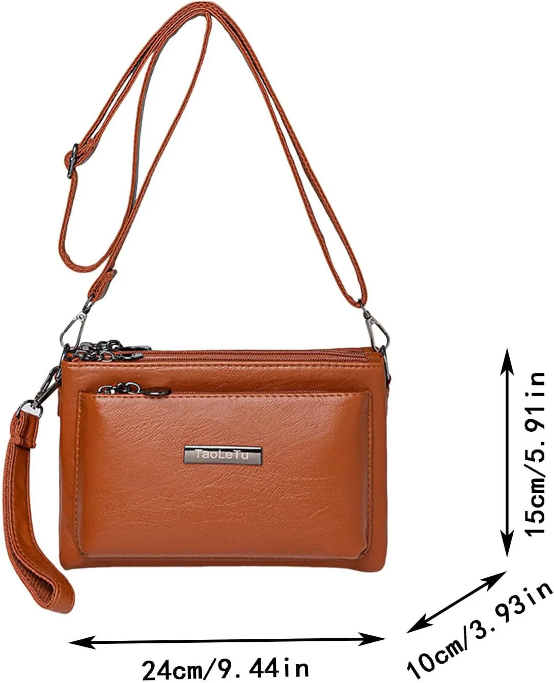 Women Shoulder Bags Fashion New Pattern Simple Layered Practical Handbag Messenger Bag Clear Shoulder (Purple, One Size)