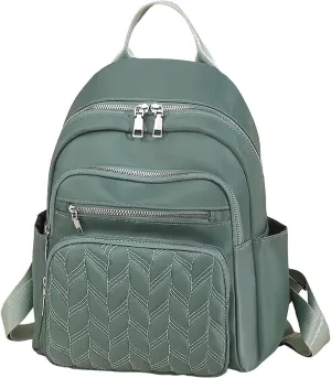 Women's Soft Leather Travel Backpack Soft Rucksack Ladies Shoulder Bags Medium Designer Backpack Purse for Women