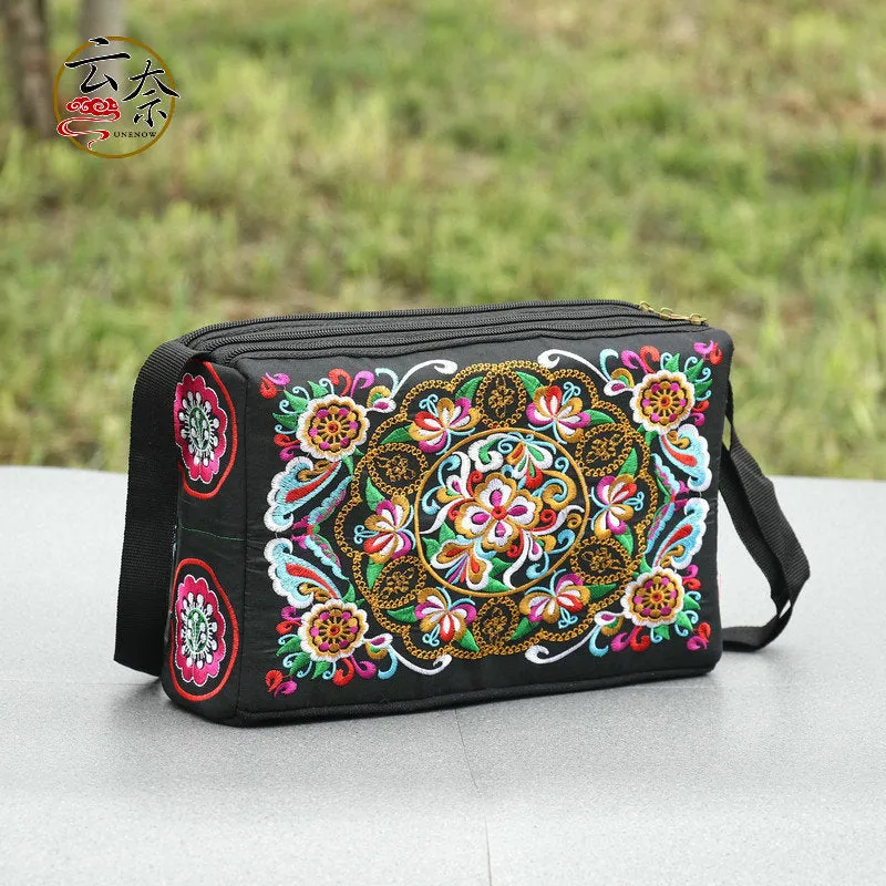 Women's Yunnan National Style Embroidered Ethnic Crossbody Bags