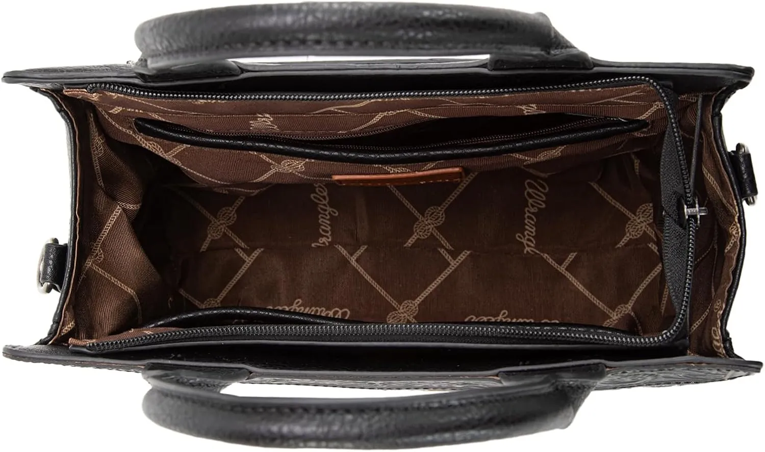 Wrangler Top Handle Handbags Western Fringe Crossbody Bag for Women Embroidered Boot Scroll Ladies Handbag