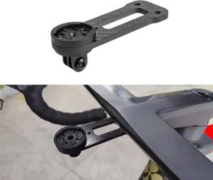 Xotic Tech Computer Mount Holder Compatible with DEDA ALANERA Integrated Cockpit Handlebar, Compatible with Garmin Edge 1030 or Wahoo ROAM or Bryton 750