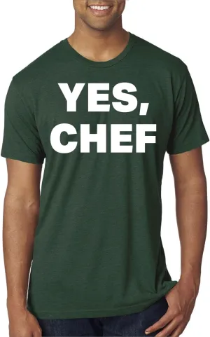 YES Chef Iconic Pop TV Quote Pop Culture Mens Premium Tri Blend T-Shirt