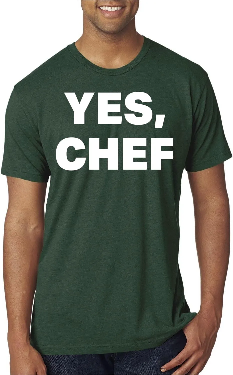YES Chef Iconic Pop TV Quote Pop Culture Mens Premium Tri Blend T-Shirt