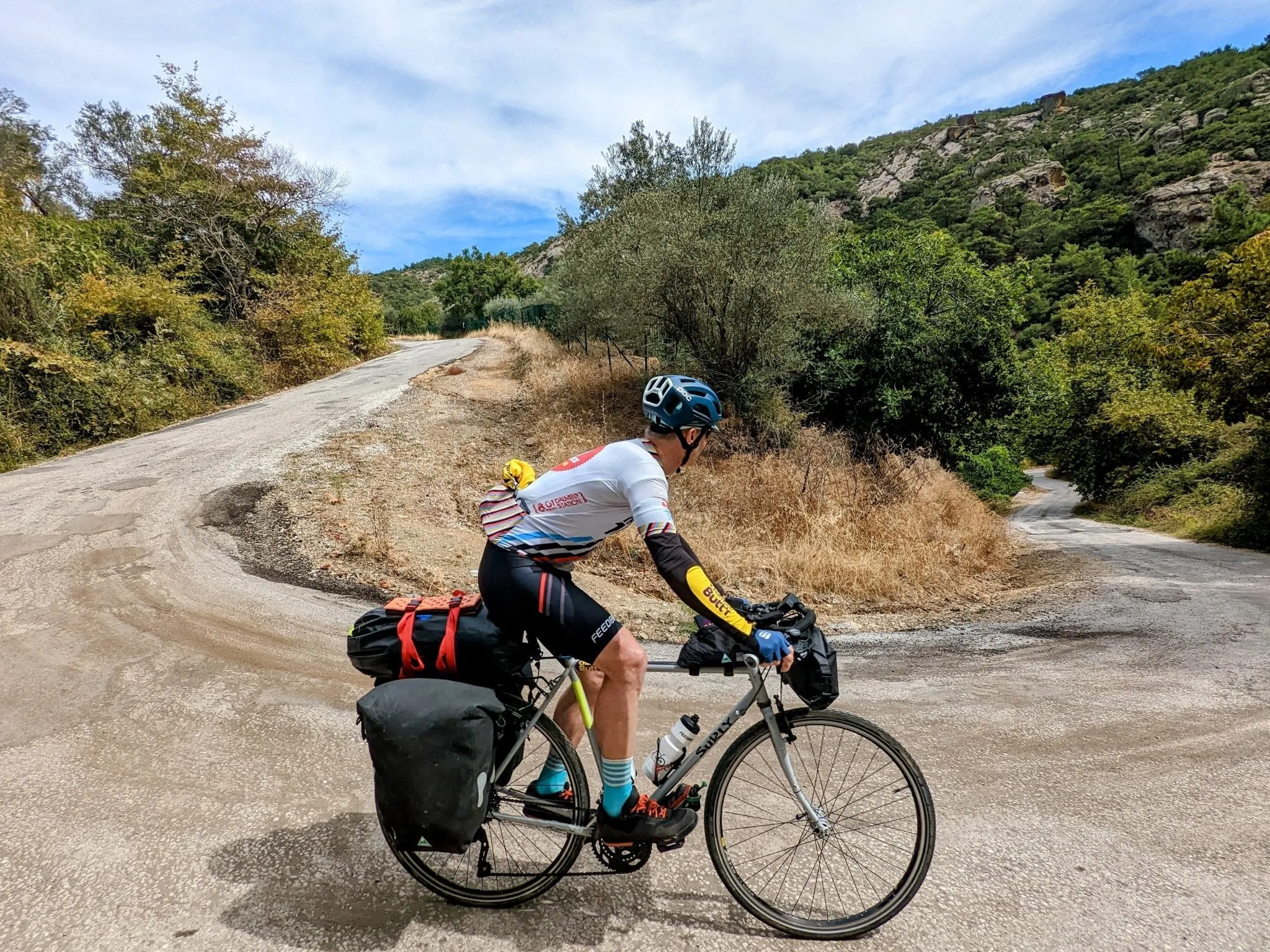 Yonder Waterproof Pannier Bags (2x25L) - Black - Brae Cycling Bag