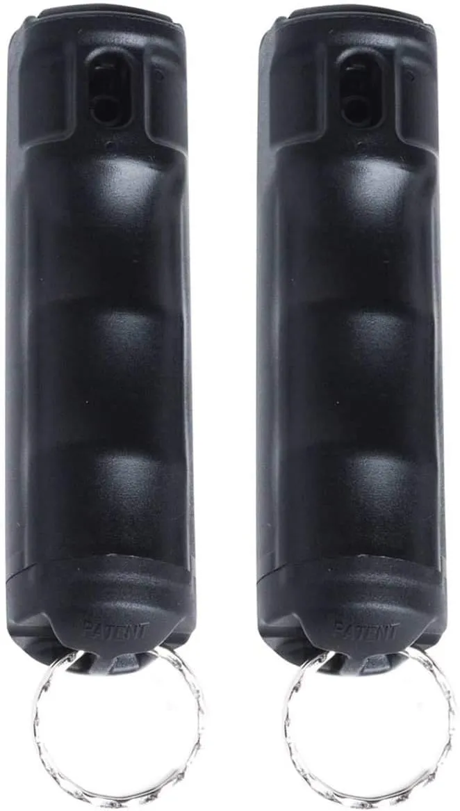Zarc Vexor Police Strength Pepper Spray, Flip-Top Finger Grip, 20  Shots, 10-12 Ft. Range - Two Pack