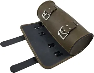 Zerodeko Motorcycle Handlebar Bag PU Cruiser Pack Tool Package Holder for Design for Personal Items Storage