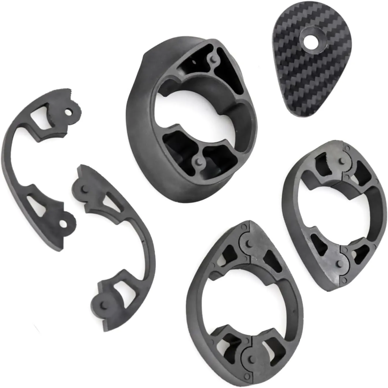 ZEZEFUFU 1 Set Handlebar Gasket Road Bike Handlebar Spacer Kit for Pinarello Most F Series F8/F10/F12