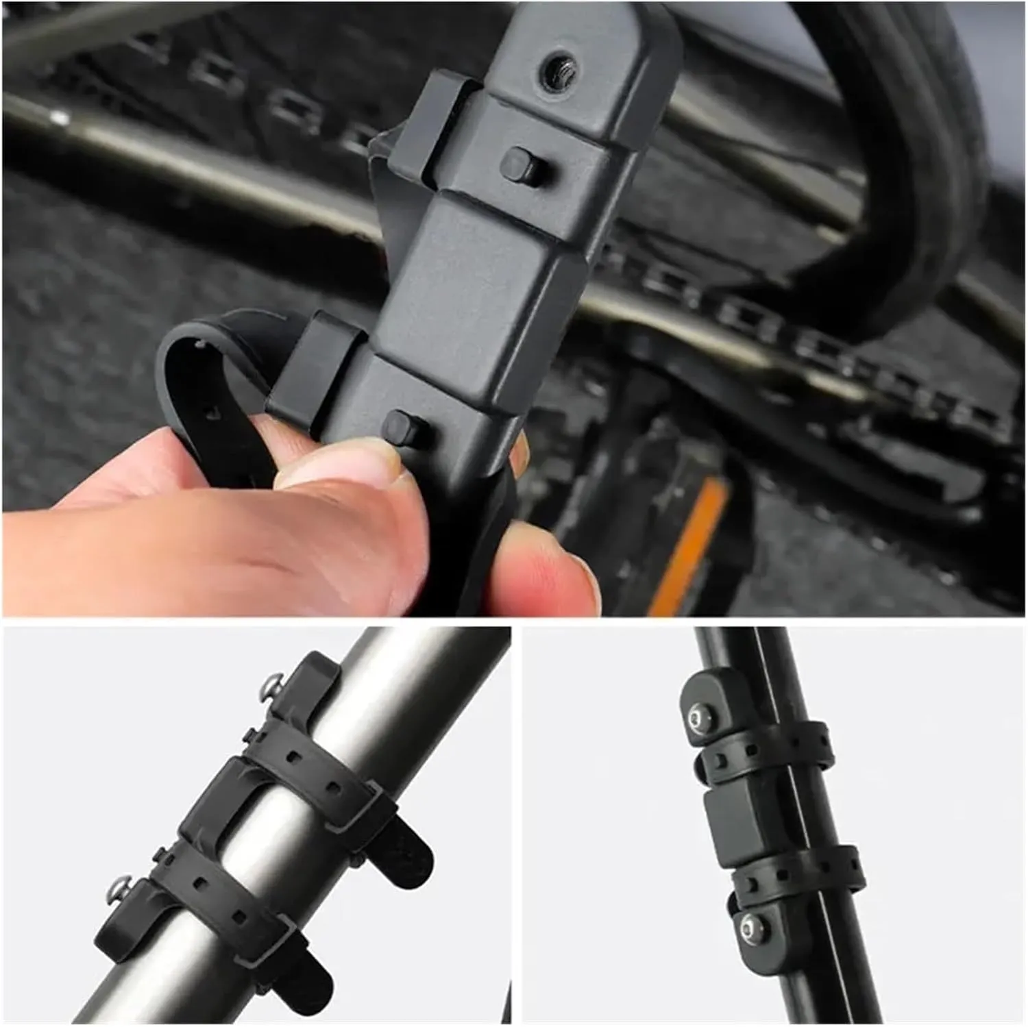 ZinNen RHAIYAN Bicycle Bottle Holder Mount Adapter Silicone MTB Bike Kettle Stand Base Widely Use On Handlebar/Seatpost Tube/Frame (Color : BKG-019B Yellow)