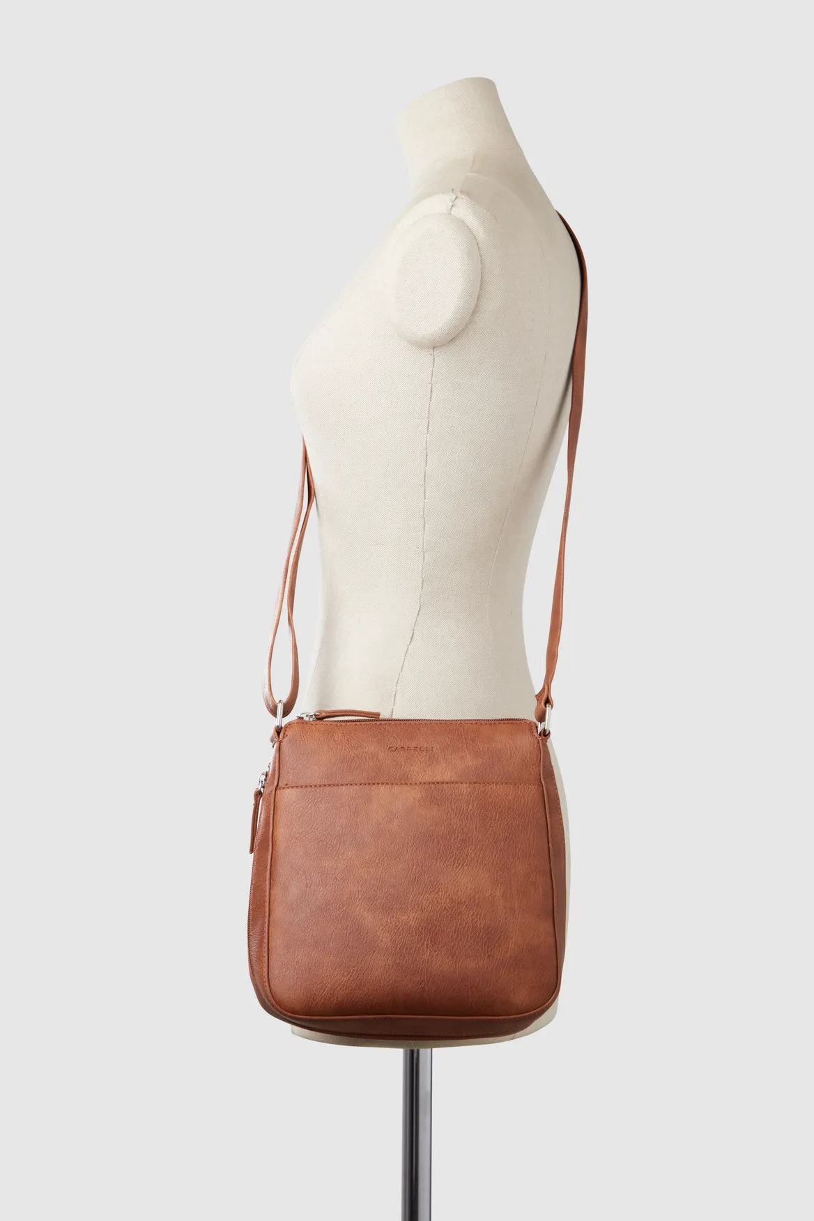 Zip Expandable Crossbody Bag